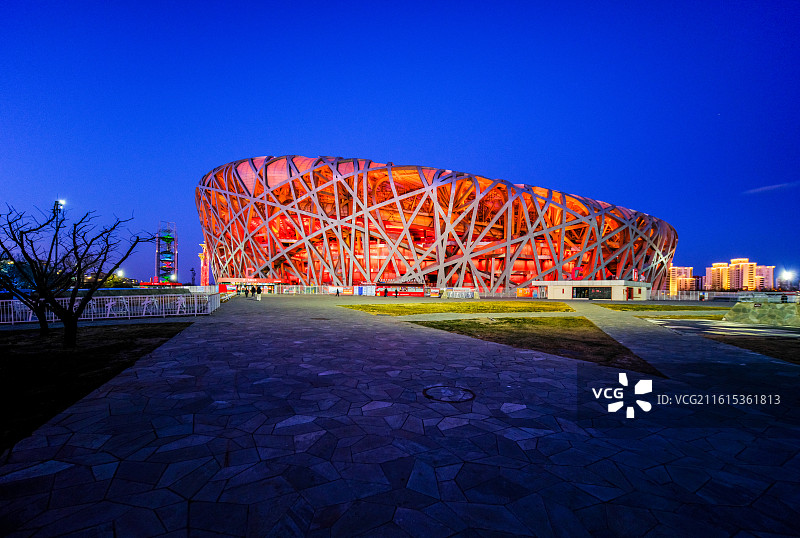 北京奥林匹克中心区-国家体育场（鸟巢）图片素材