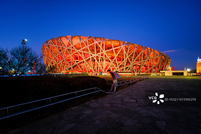 北京奥林匹克中心区-国家体育场（鸟巢）图片素材