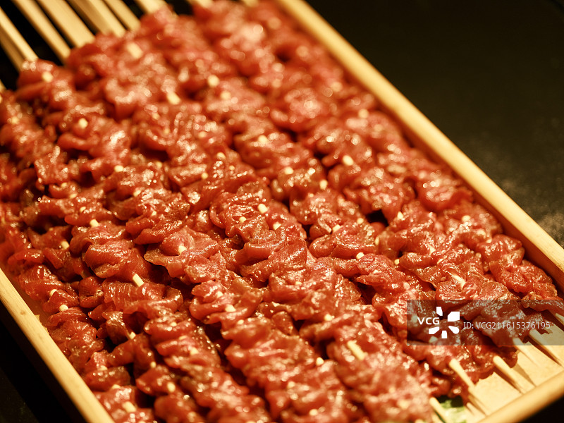 牛肉串 烤串 牛肉图片素材