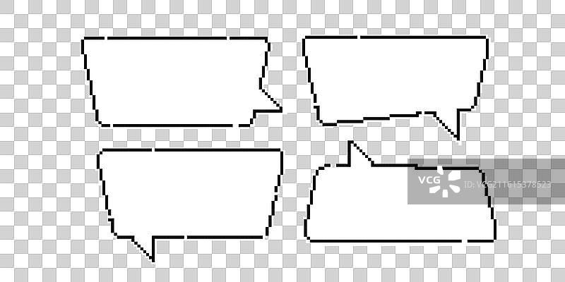 像素对话框图片素材