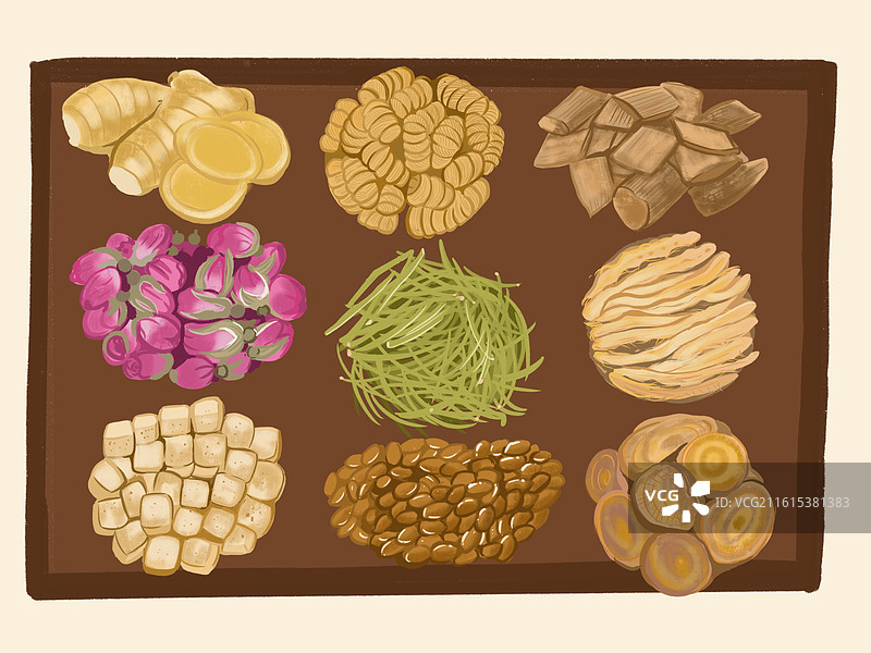 一些药材图片素材