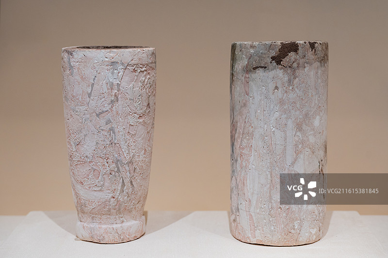 国家博物馆 遇见考烈王-安徽淮南武王墩一号墓考古成果展 战国 石杯图片素材