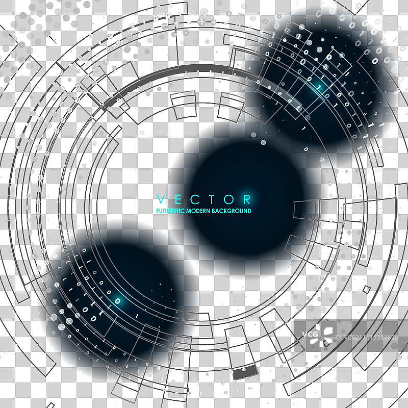 抽象的大数据可视化图片素材