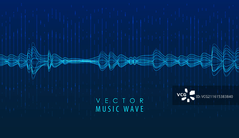 声波海报图片素材