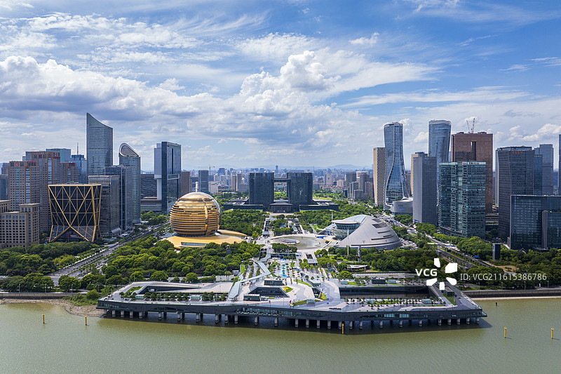 杭州钱江新城CBD写字楼图片素材