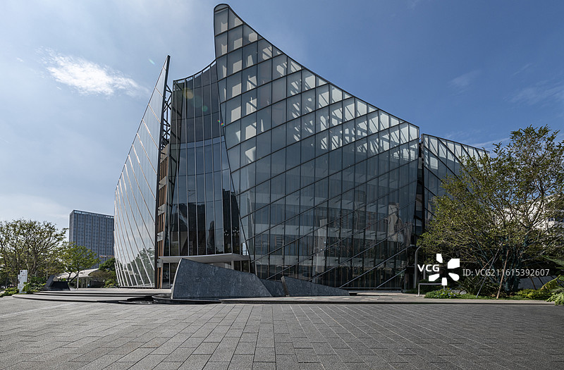 现代城市建筑广场背景图片素材