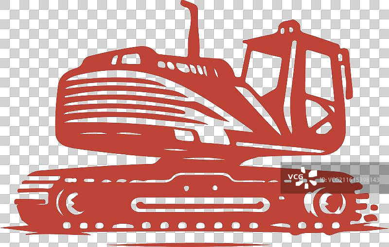 挖掘机标志图片素材