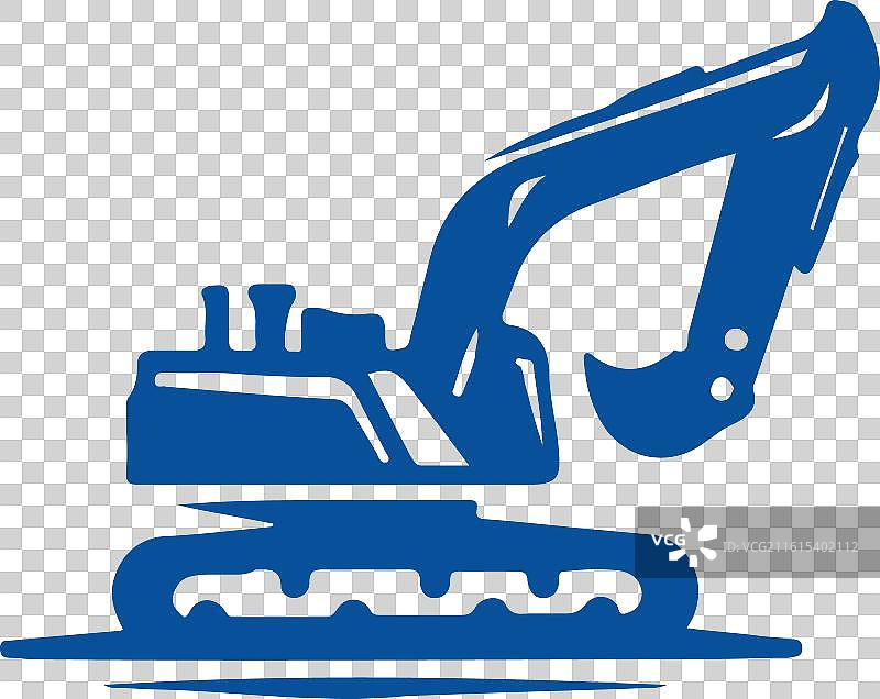 挖掘机标志图片素材