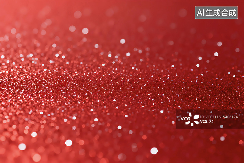 【AI数字艺术】红色闪光的全帧拍摄纹理背景图片素材