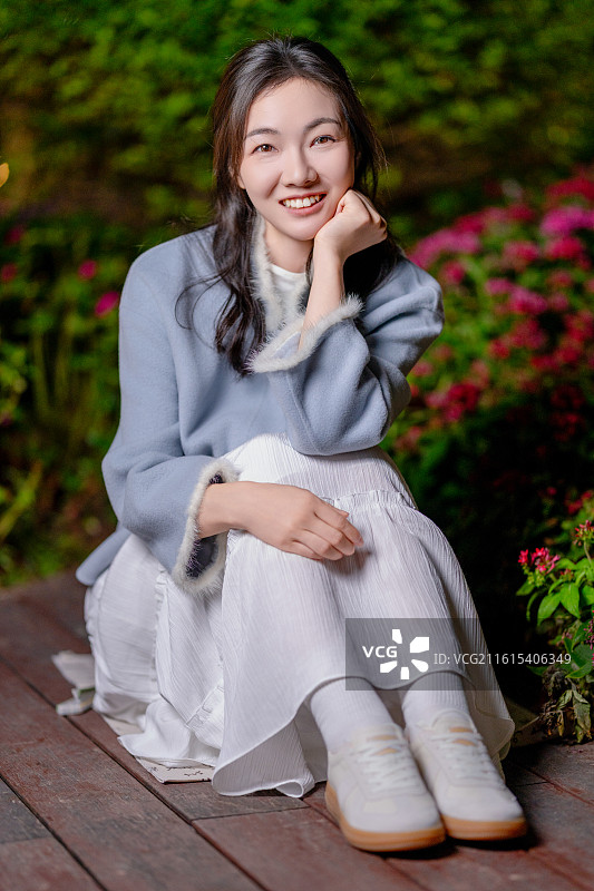 深圳夜景肖像摄影图片素材