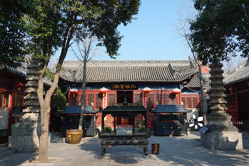 河南省开封市开封普济寺宗公祠大雄宝殿图片素材