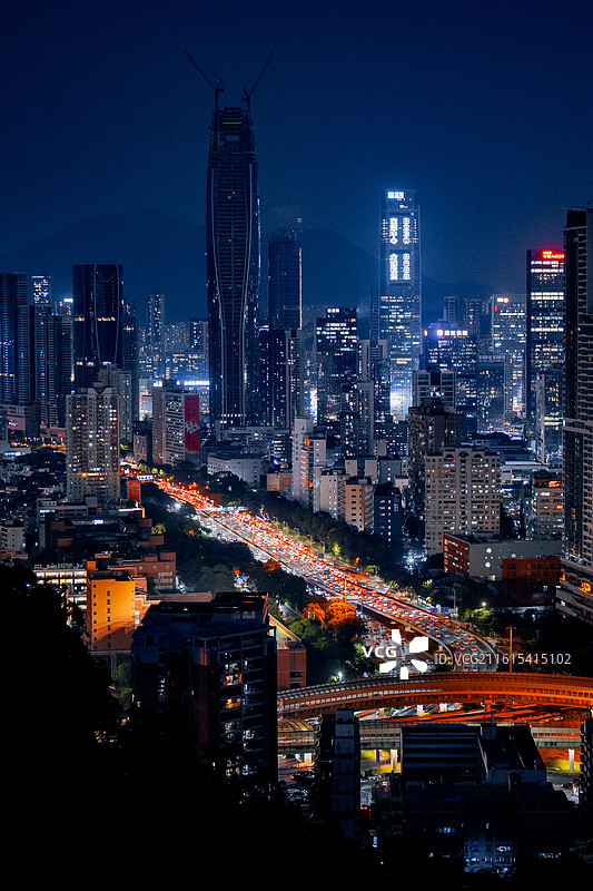 高质量发展 新质生产力 深圳 粤港澳大湾区 夜景 城市 速度 美景 风光 经济 发达地区图片素材