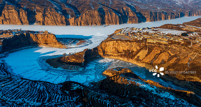 黄河老牛湾图片素材