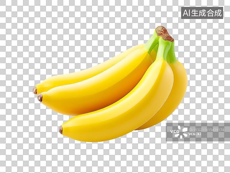 【AI数字艺术】一把卡通香蕉图片素材