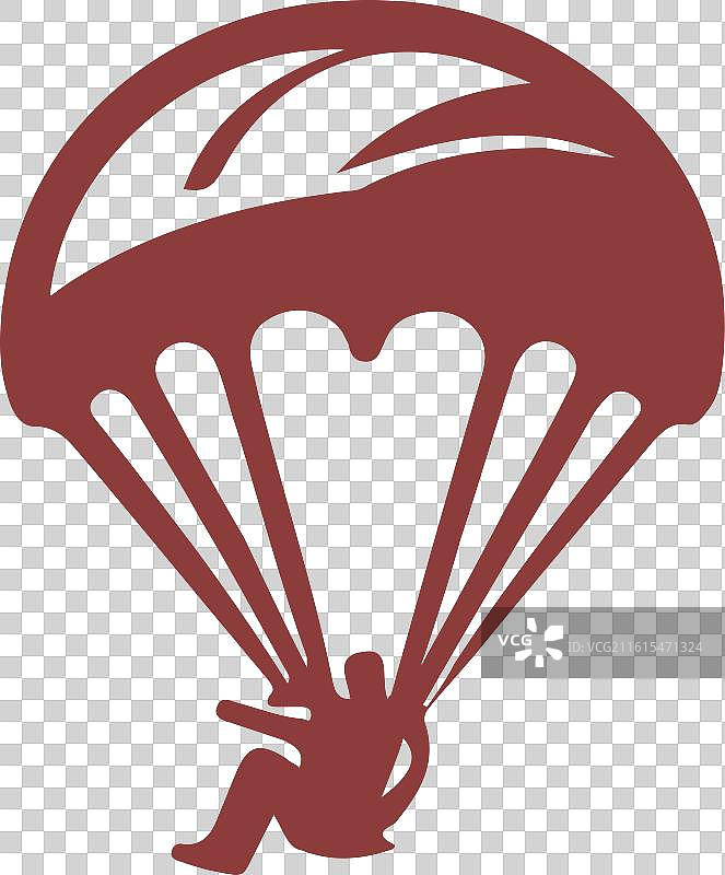 滑翔伞标识图片素材