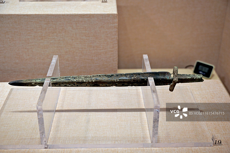 资阳博物馆藏西汉铜剑图片素材