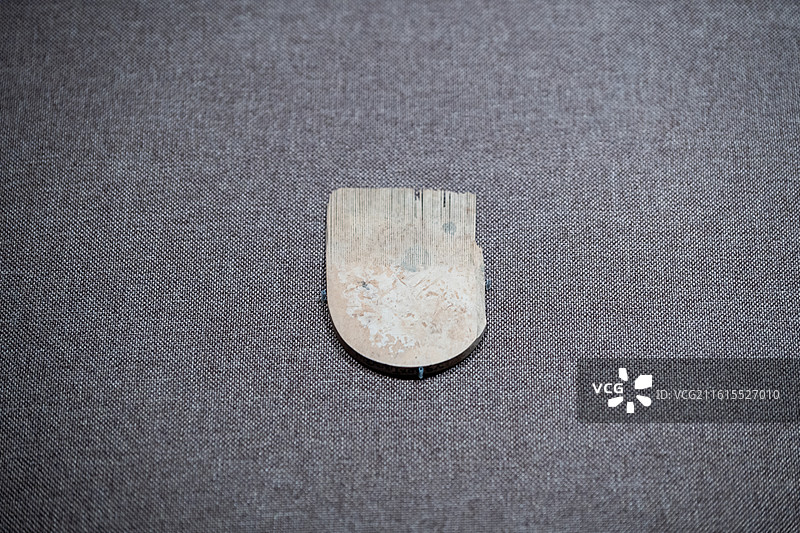 天津博物馆 简述中国-甘肃出土汉简精品展 汉 木篦 悬泉置遗址出土图片素材