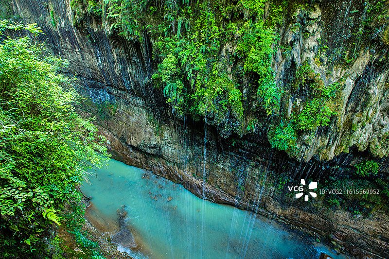 中国湖北省恩施大峡谷云龙地缝景区图片素材