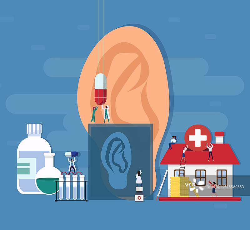 矢量耳朵医疗图片素材
