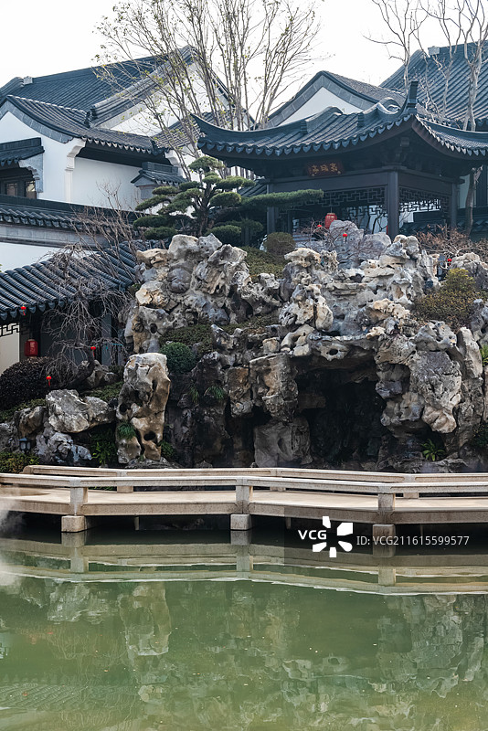 国风园林建筑景观图片素材