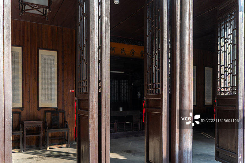 扬州何园秋天图片素材