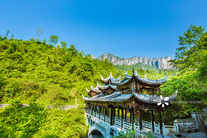 中国湖北省恩施大峡谷景区图片素材