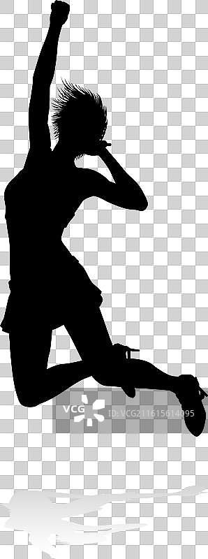 歌手 流行 乡村或摇滚明星 剪影 女图片素材