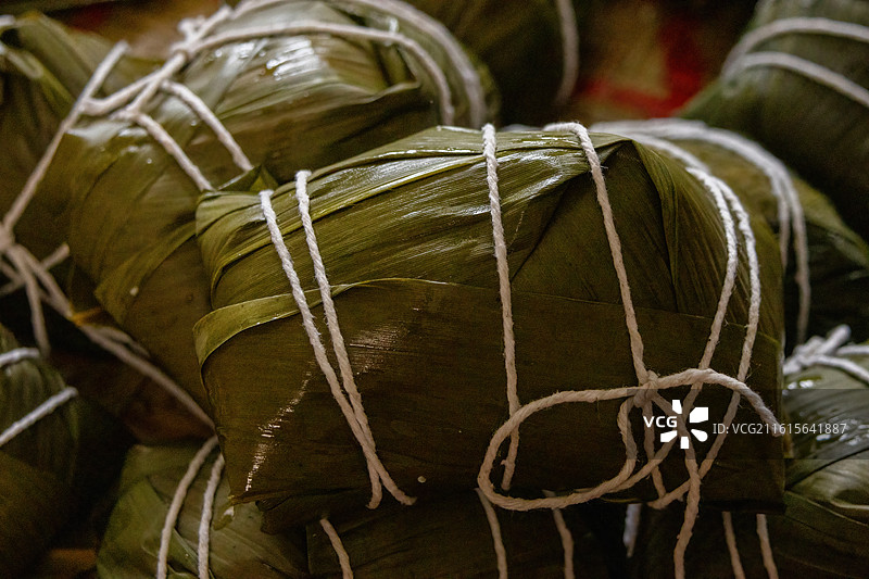 端午传统粽子特写图片素材