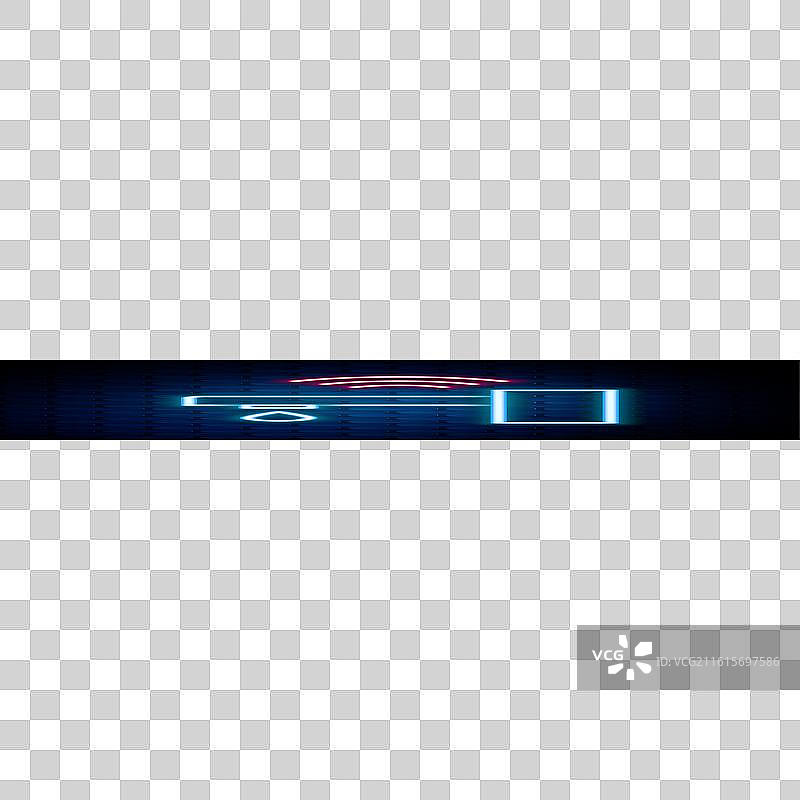 发光的霓虹线条智能水龙头系统图标图片素材