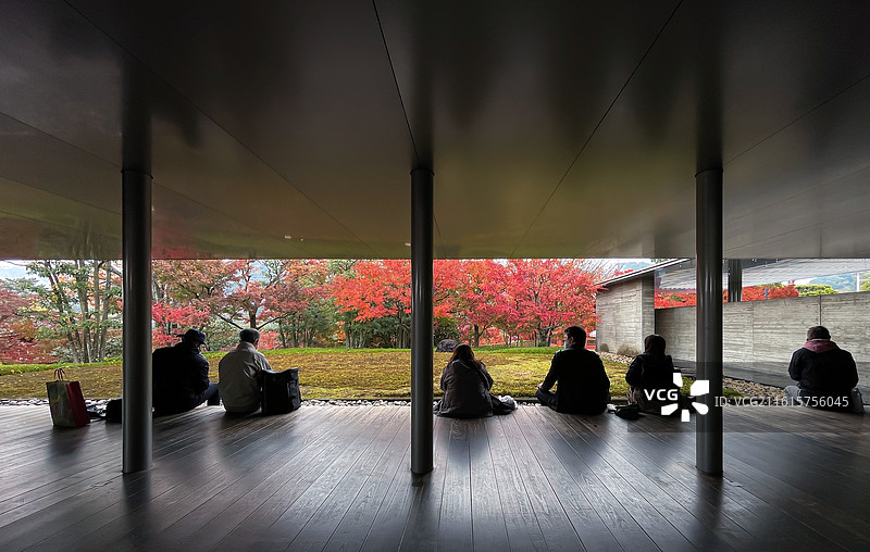 日本宇治市平等院秋色图片素材