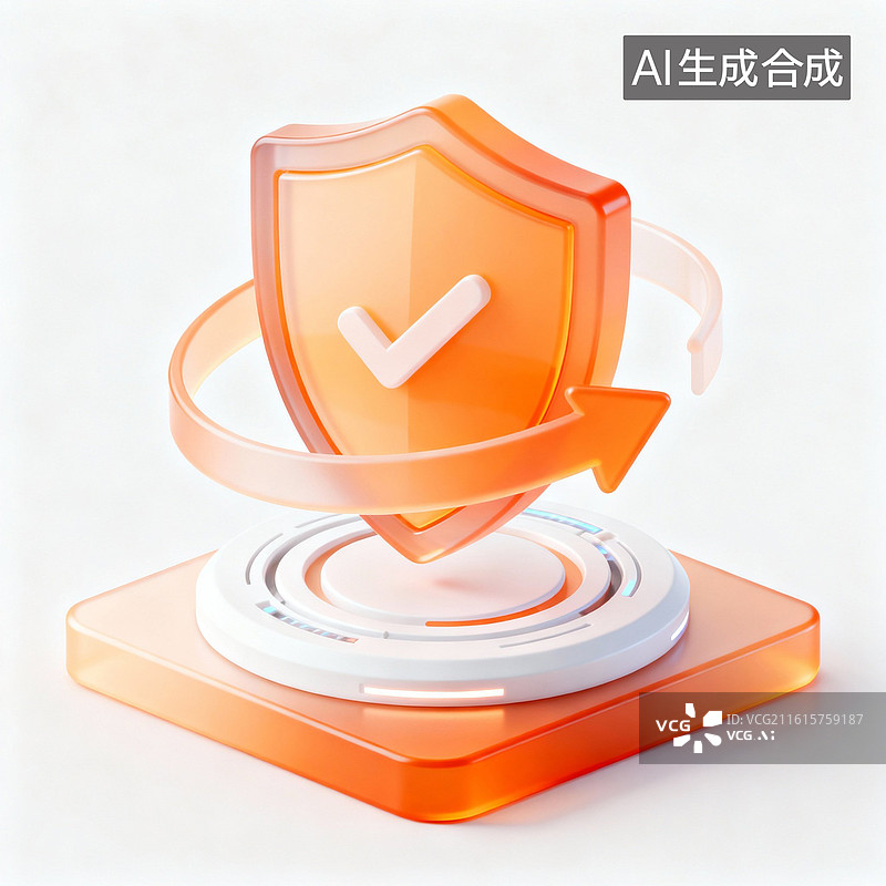 【AI数字艺术】盾牌箭头图片素材