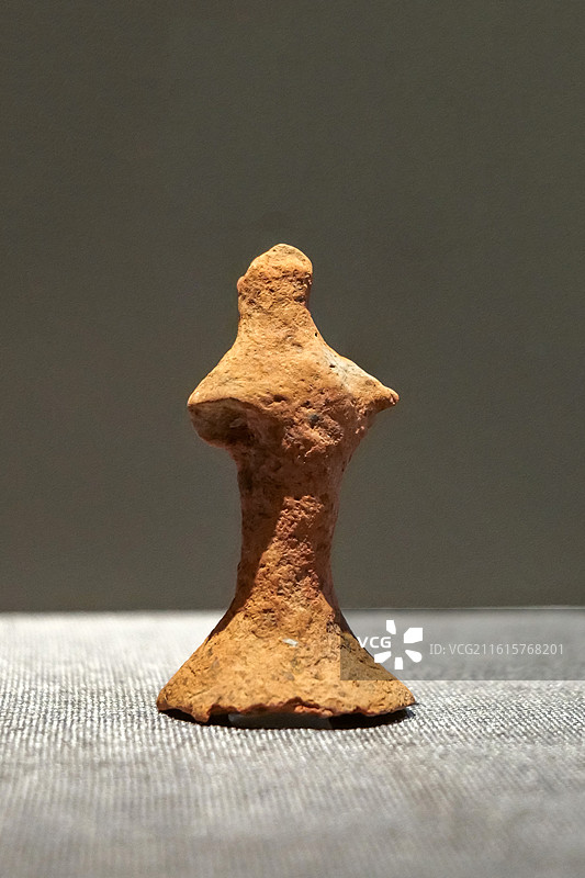 陶塑 新石器时代 石家河文化 湖北天门石家河遗址 中国考古博物馆（中国历史研究院）文明起源展厅图片素材
