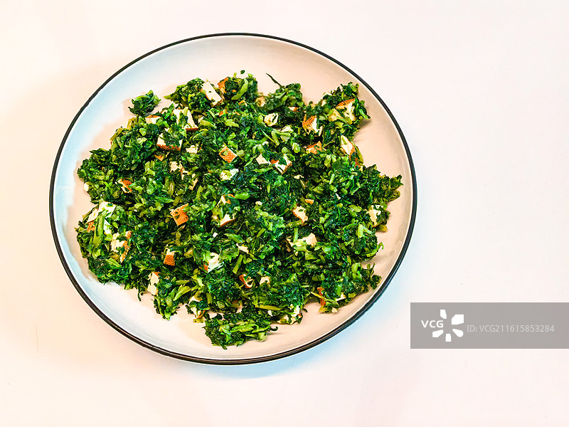 马兰头拌香干图片素材