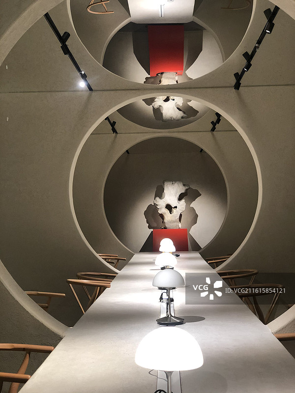 塔影空间的阅览室图片素材