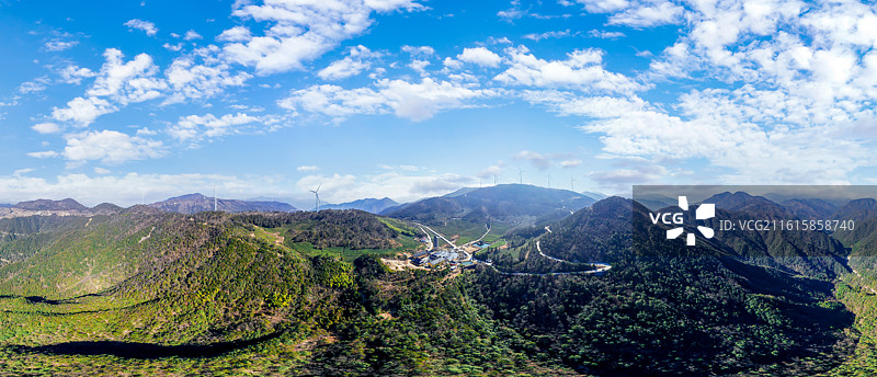 浙江台州，黄岩大寺基万福寺，全景图图片素材