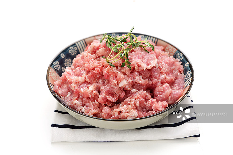 新鲜猪肉碎图片素材