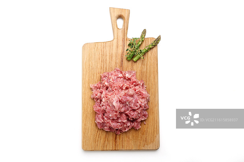 新鲜猪肉碎图片素材