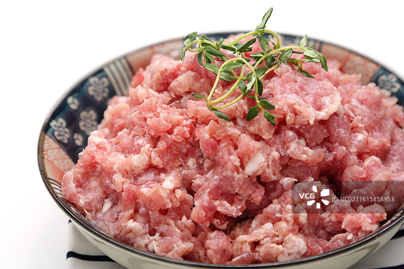 新鲜猪肉碎图片素材