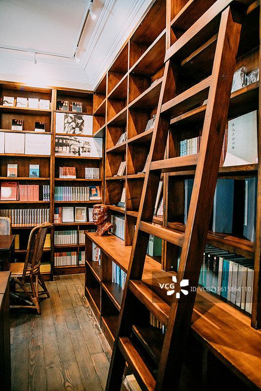 上海1927·鲁迅与内山纪念书局建筑内部图片素材