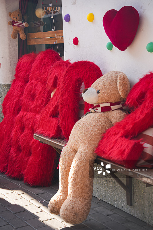 上海愚园路马年新年年味店铺装饰图片素材