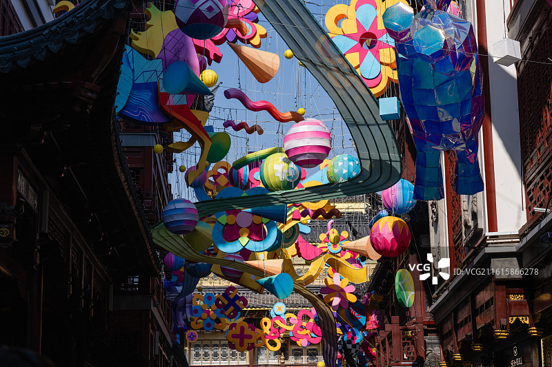 上海豫园马年灯会图片素材