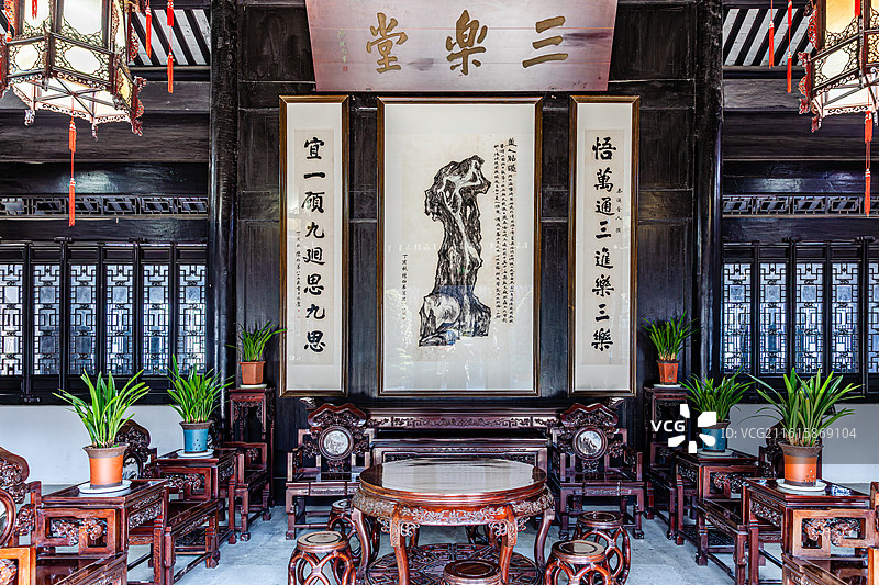 海盐绮园风光图片素材