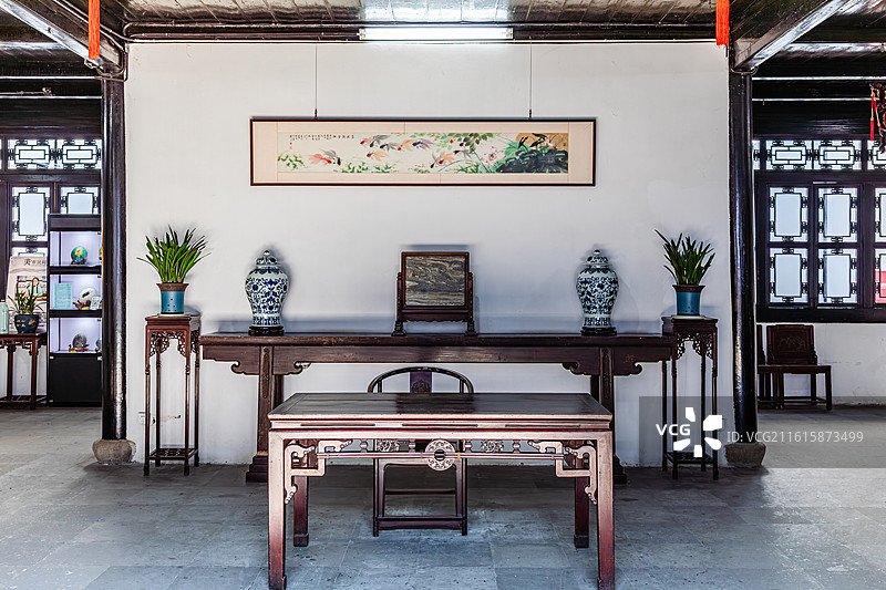 海盐绮园风光图片素材