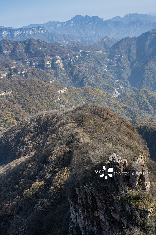 济源市王屋山秋日景观图片素材