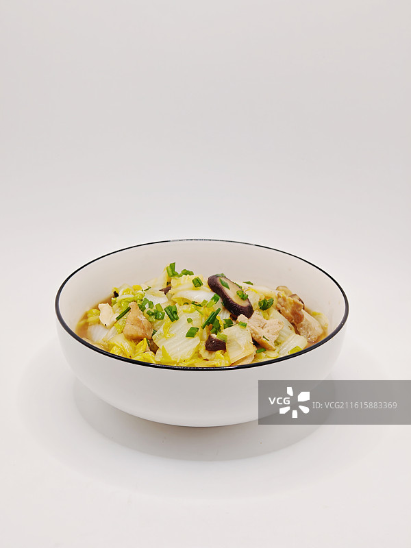 东北名菜炖白菜，白菜炖香菇，白菜汤，用白菜做的菜，炒白菜，上汤白菜，香菇炒白菜图片素材