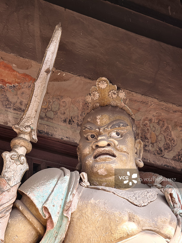 双林寺天王殿四大金刚图片素材