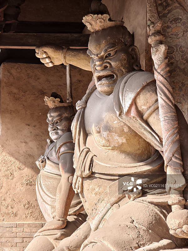 双林寺天王殿四大金刚图片素材