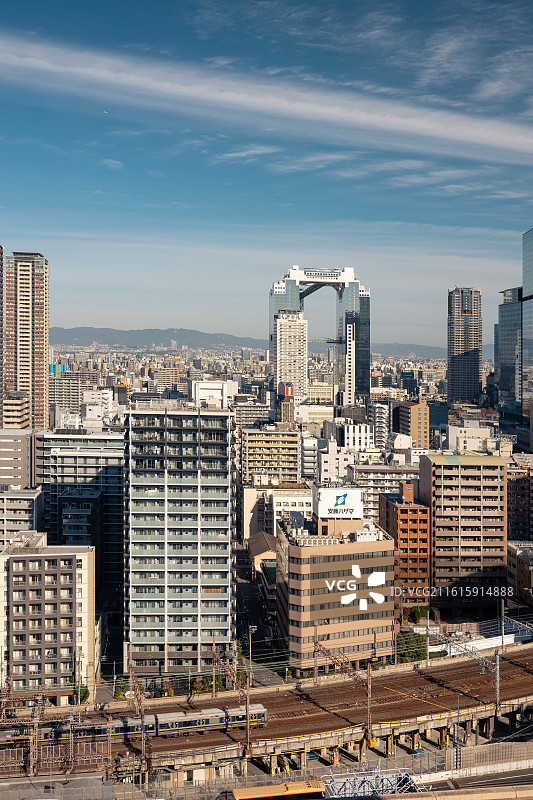 日本大阪城市风光图片素材