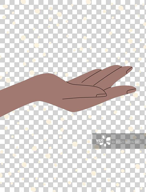 创意抽象海报，包含手部元素图片素材