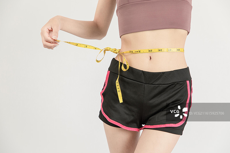 瘦身减肥展示身材变化图片素材